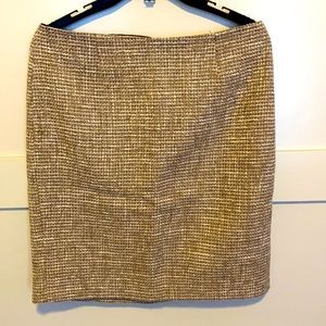 Grey patterned wool skirt sz6